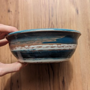 Set de boluri ceramice cu dungi -  - Artynos.ro