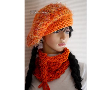 BORBÁLA / mătase mandarin - pălărie ciupercă tricotată manual - îmbrăcăminte și modă - eșarfe, pălării, fularuri - căciulă - Artynos.ro