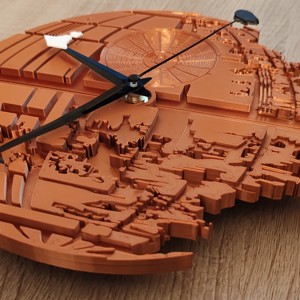 Ceas de perete Star Wars 3D din alamă -  - Artynos.ro