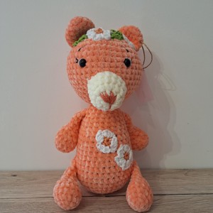 Peach Flower, urs amigurumi, , , ARTYNOS