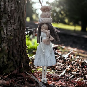 Makramé ornament pom de Crăciun - păpușă în set de iarnă - crăciun - decorațiuni de crăciun de casă - Artynos.ro Makramé ornament pom de Crăciun - păpușă în set de iarnă - crăciun - decorațiuni de crăciun de casă - Artynos.ro