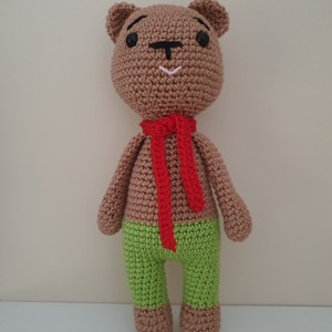 Baiat urs crosetat, Jucarii si echipamente pentru copii, Plusuri, Ursulet de plus, , ARTYNOS