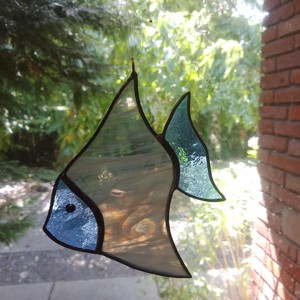 Teal tiffany fereastra decor - casă & stil de viață - echipament pentru camera copiilor - decorațiuni pentru camera copilului - Artynos.ro