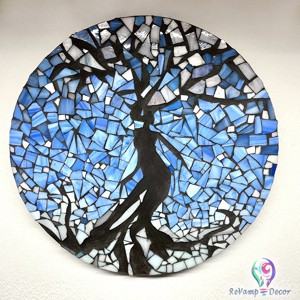 Winter Goddess imagine de perete din mozaic de sticla, , , ARTYNOS