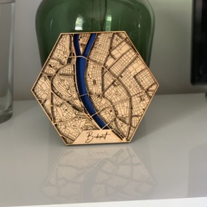 Budapest laser-cut imagine, arta de perete, decor de masa, , , ARTYNOS