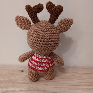 Ren Amigurumi - crăciun - decorațiuni de crăciun de casă - spiriduși de crăciun - Artynos.ro