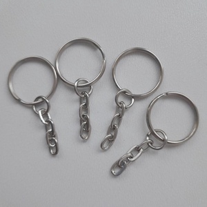 Kulcstartó alap - 20mm - rhodium szín - 10 db / csomag, Accessorii si unelte, Margea, componente de bijuterii, Alte piese, , ARTYNOS
