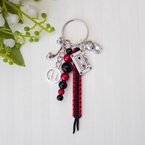 Breloc, ornament pentru geanta - Rosu/negru Stranger Things, , , ARTYNOS