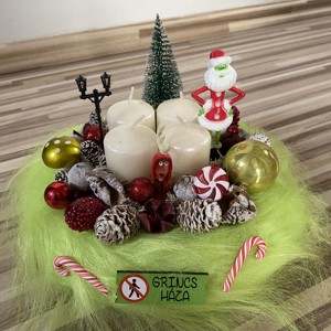 Grinch Crăciun masă de advent dis -  - Artynos.ro