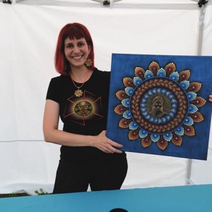 Regina Estului mandala punctată -  - Artynos.ro