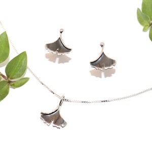 Ginkgo biloba, set de argint antic pentru femei (EGK.04), , , ARTYNOS