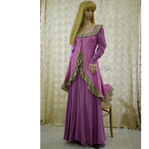 ESTELLA - vestă gotică romantică / cherry-yoghurt - îmbrăcăminte și modă - haine damă - vestă femei - Artynos.ro