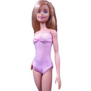Body roz, rochie, costum de baie � pentru păpuși de tip Barbie (a014rs) - jucării și echipamente pentru copii - jucării și accesorii pentru copii - haine de barbie - Artynos.ro