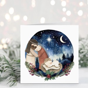 Carte postala de Craciun, felicitare de Craciun, felicitare, felicitare cadou, Bethlehem, Mos Craciun, , , ARTYNOS