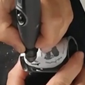 Pahar de shot din sticlă de 2,5 cl, cu model Bud Spencer, gravat manual  -  - Artynos.ro