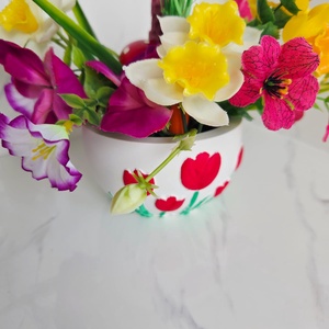 Decoratiune ghiveci cu lalele - casă & stil de viață - decorațiuni de casă - decorațiuni de masă și rafturi - decorațiuni de masă - Artynos.ro