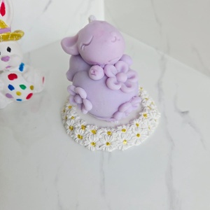 Lumanare  iepuras si ou cu flori - casă & stil de viață - lumânări, parfumuri, arome - lumânări artizanale - Artynos.ro