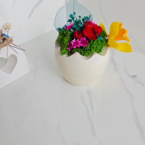 Decoratiune minighiveci ou, Casa & Stil de viata, Decoratiuni de casa, Decoratiuni de masa si rafturi, Decoratiuni de masa, Aranjament de flori, ARTYNOS