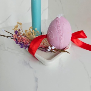 Suport inima cu lumanare si ou - casă & stil de viață - decorațiuni de casă - decorațiuni de masă și rafturi - decorațiuni de masă - Artynos.ro