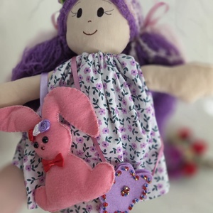 Papusa Iris - Lavanda din Colectia gradina de vara - jucării și echipamente pentru copii - jucării și accesorii pentru copii - păpuși de joacă - Artynos.ro