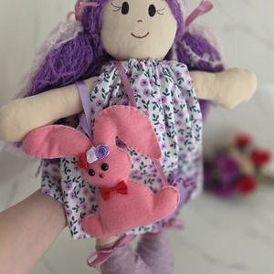 Papusa Iris - Lavanda din Colectia gradina de vara - jucării și echipamente pentru copii - jucării și accesorii pentru copii - păpuși de joacă - Artynos.ro