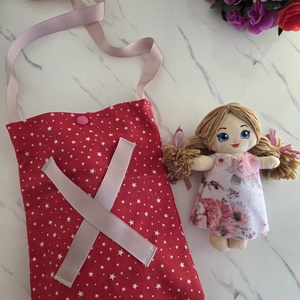 Set de joaca cu poseta rosie  - jucării și echipamente pentru copii - jucării și accesorii pentru copii - păpuși de joacă - Artynos.ro