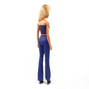 Set magic de haine pentru păpuși Barbie, în nuanțe de albastru-violet care își schimbă culoarea (a038lk) - jucării și echipamente pentru copii - jucării și accesorii pentru copii - haine de barbie - Artynos.ro