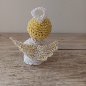 Înger Amigurumi - crăciun - decorațiuni de advent - decor pentru masa de advent - Artynos.ro