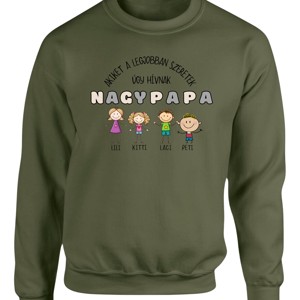 Pulover bunic personalizat cu inscripție - Cadou unic pentru DAD, tata -  - Artynos.ro