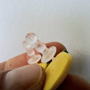 Cercei șurub lămâie - bijuterii - cercei - cercei cu figurine - Artynos.ro