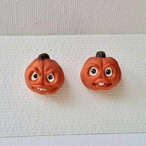 Cercei dovleac de Halloween - bijuterii - cercei - cercei cu figurine - Artynos.ro