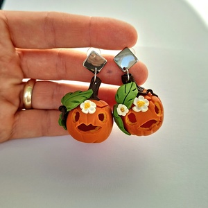 Cercei dovleci de Halloween - Artynos.ro