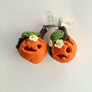Cercei dovleci de Halloween - bijuterii - cercei - cercei cu figurine - Artynos.ro