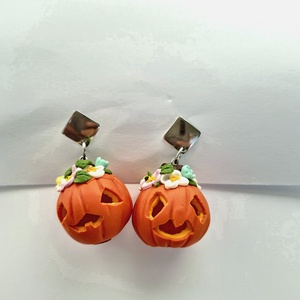 Cercei dovleci Halloween - bijuterii - cercei - cercei cu figurine - Artynos.ro