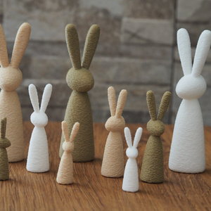 Colectie de iepurasi moi la atingere 10 cm 6 cm 4 cm - Artynos.ro