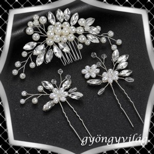 Bijuterii, ornamente de păr, catarame de păr: nuntă, mireasă, ornamente de păr casual, ES-H-SZ10e - accesorii nuntă - ornamente de păr de nuntă - ornamente de păr mireasă - Artynos.ro