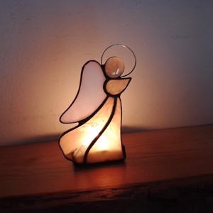 inger Tiffany Suport Lumanare, Accesorii de Craciun, Decoratiuni de Advent, Decoratiuni de lumanari Advent , Arta de sticla, ARTYNOS