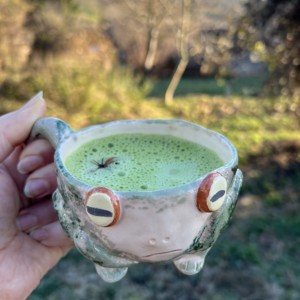 Cana cu broasca fericita Sleepy frog - cadou perfect, aproximativ 250 ml, Casa & Stil de viata, Accesorii pentru echipamente de bucatarie, Accesorii de servire, Cani, , ARTYNOS