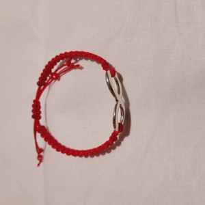 Bratara macramé Infinity, (rosu), , , ARTYNOS