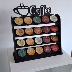Suport pentru capsule de cafea, Casa & Stil de viata, Accesorii pentru echipamente de bucatarie, Instrumente de depozitare pentru bucatarie, Cutie ceai, cutie cafea, Prelucrarea lemnului, ARTYNOS