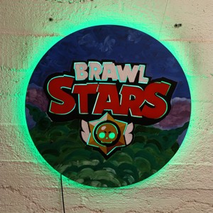 Brawl Stars - perete mural iluminat, , , ARTYNOS