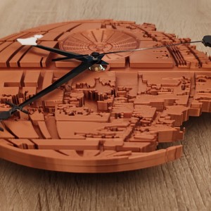 Ceas de perete Star Wars 3D din alamă -  - Artynos.ro