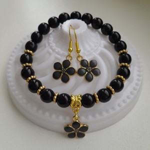 Set de bijuterii florale - bratara, cercei, , , ARTYNOS