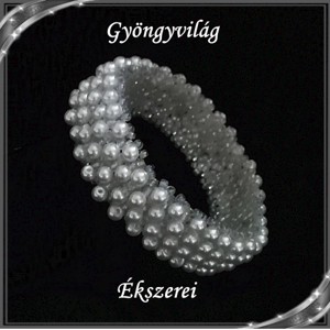 Bratara Capriccho cu 4 randuri cu boluri dantelate SKCA-T4-1, , , ARTYNOS