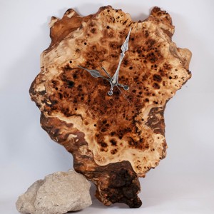 Ceas de perete din lemn, ceas din lemn rustic,, , Prelucrarea lemnului, ARTYNOS
