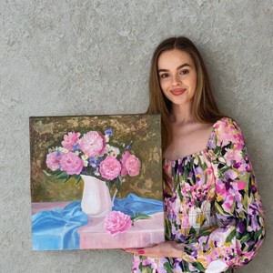 Dimineața de Rusalii pictură în ulei -  - Artynos.ro