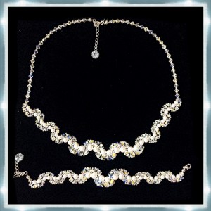 Nunta, mireasa, set de bijuterii casual, cristale swarovski SSZ-ESW03-1 -  - Artynos.ro