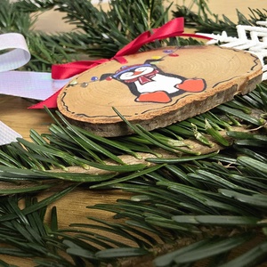 Glob de Craciun Pictat Manual - crăciun - decorațiuni de crăciun de casă - globuri de crăciun - Artynos.ro