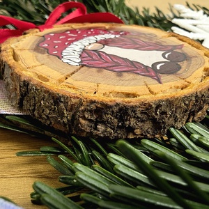 Glob de Craciun Pictat Manual - crăciun - decorațiuni de crăciun de casă - globuri de crăciun - Artynos.ro