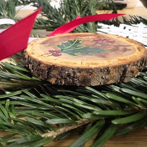 Glob de Craciun Pictat Manual - crăciun - decorațiuni de crăciun de casă - globuri de crăciun - Artynos.ro